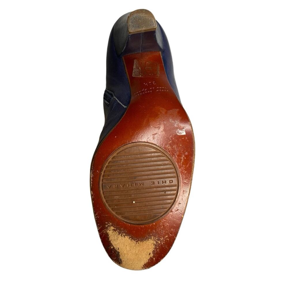 CHIE MIHARA VINTAGE GENUINE LEATHER BOOTS WOMEN'S SIZE 36.5 - Picture 9 of 11